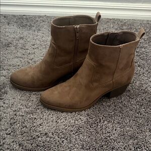 Old Navy Tan Ankle Booties